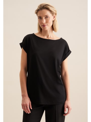 Seidensticker T-Shirt Regular in Schwarz