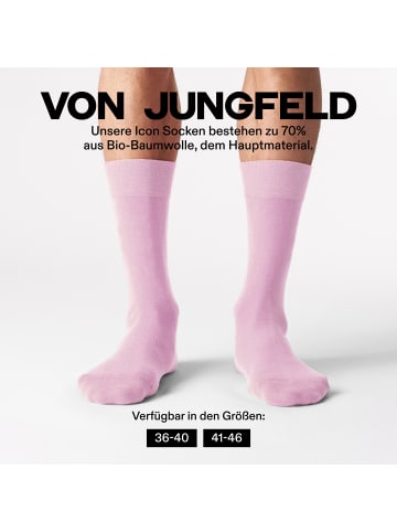 von Jungfeld Socken SIGNATURE CLASSIC in Blush Rose