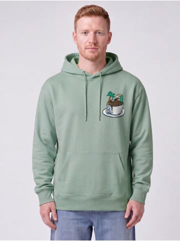 wat? Apparel Sweatshirt Coffee waves in Aloe