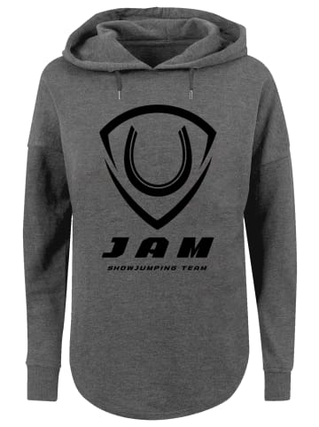 F4NT4STIC Oversized Hoodie JAM Showjumping in charcoal