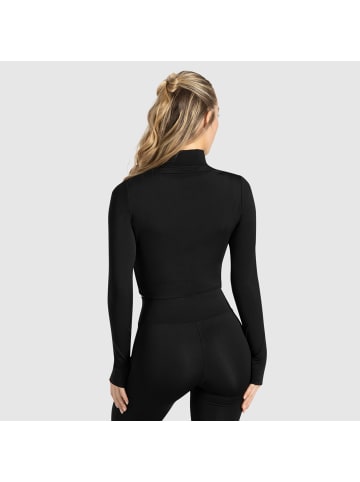 SMILODOX Crop Jacke Nilai in Schwarz
