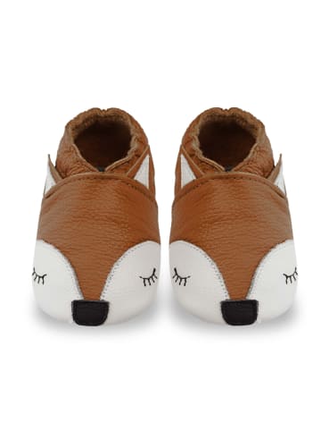 Yihakids Baby Krabbelschuhe aus Leder, weiche Lauflernschuhe mit rutschfester Sohle