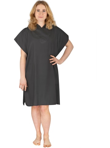 normani Mikrofaser Badeponcho für Erwachsene Camuy in Schwarz