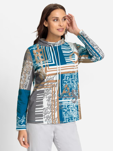 WITT WEIDEN Sweatshirt in topas-weiß-bedruckt