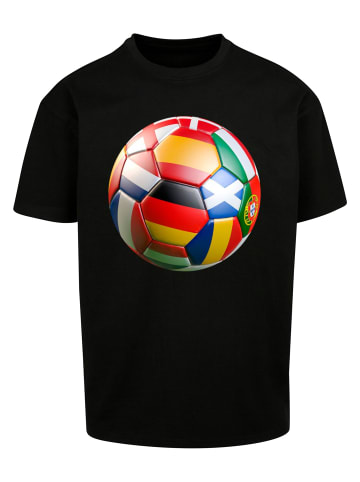 Mister Tee Mister Tee Herren Football's coming Home Europe Tour Oversize Tee in black