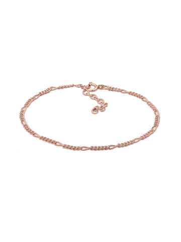 Elli Armband 925 Sterling Silber Figaro in Rosegold