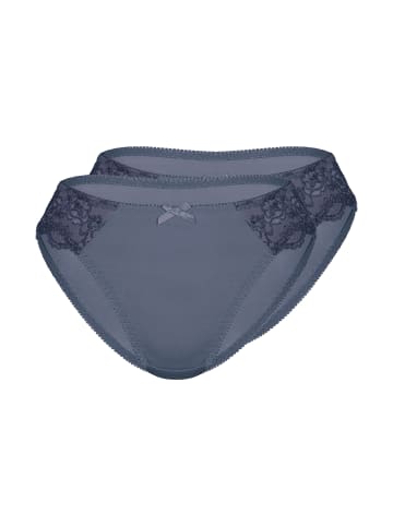 Sassa Slip Classic Lace 2er Pack in dusty grey