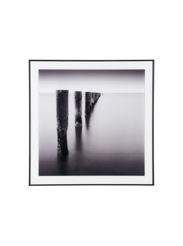 Present Time Wanddekoration Poles in Water Medium - Schwarz - 2x50x50cm