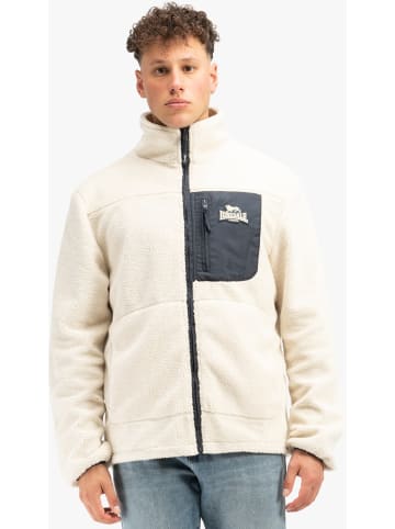Lonsdale Jacke "Lartington Herren Sherpa Jacke normale Passform" in Beige