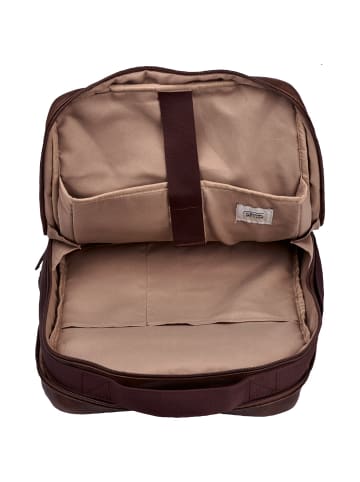 Camel Active TRACES Rucksack mit gepolstertem Laptopfach in Braun