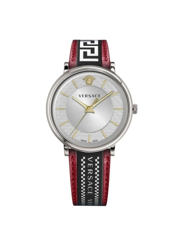 Versace Analoguhr für Herren in silber