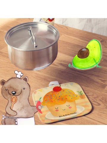 Mr. & Mrs. Panda Backhandschuhe Cupcake Design ohne Spruch in Weiß