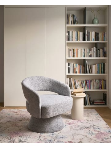 Beliani Sessel EIDAL in Grau/Schwarz - (W) 68 x (H) 71 x (L) 68 cm