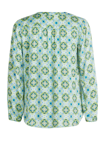 CARTOON Blusenshirt mit Muster in Green/Blue