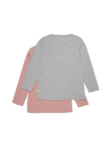 Minymo Longsleeve MINYMO - MIBasic 35 T-shirt LS (2-pack) - 3935 in rosa