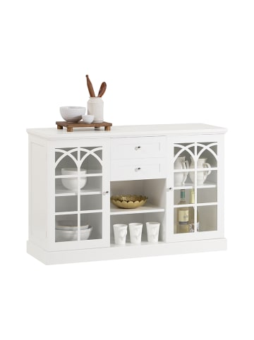 SoBuy Sideboard in Weiß - (B)120 x (H)78 x (T)39cm