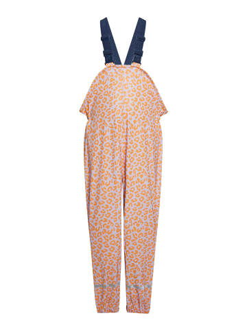 Schmuddelwedda Mädchen Regenhose in Pastelllavendel Orange Leo