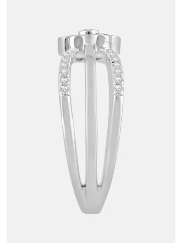Diamant Exquis Ring aus 585 Weißgold mit Diamant
