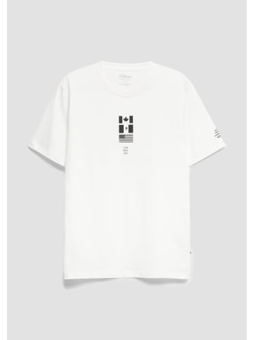 s.Oliver T-Shirt  in  02D1_creme