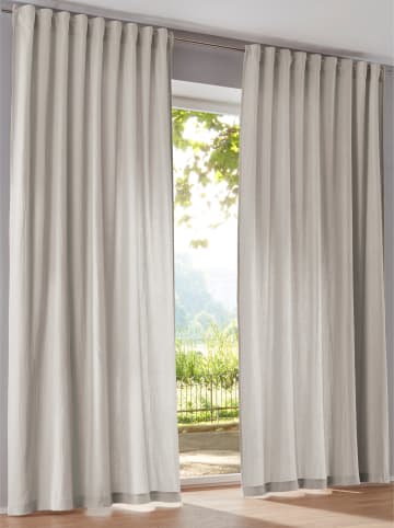 Heine Dekoschal in hellgrau