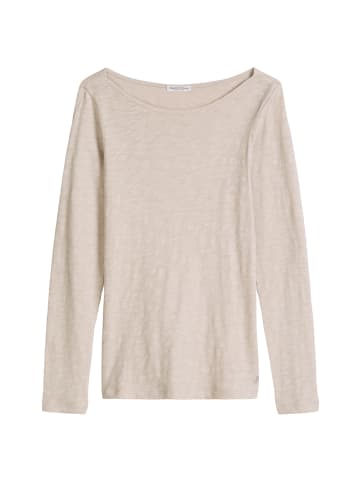 Marc O'Polo DfC U-Boot-Longsleeve regular in Linen Beige