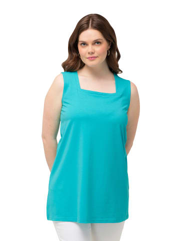 Ulla Popken Longshirt in tiefes aqua