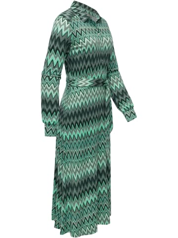 ragwear Blusenkleid Plantee Print in Dusty Green26