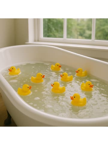 relaxdays 120x Badeente in Gelb