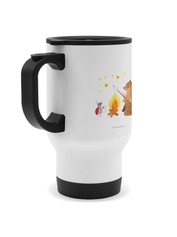 Mr. & Mrs. Panda Trinkbecher Bär & Marienkäfer Lagerfeuer ohne S... in Weiß