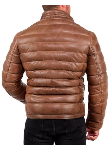 Reichstadt Herren Regular Fit Jacke Echtleder in Brown