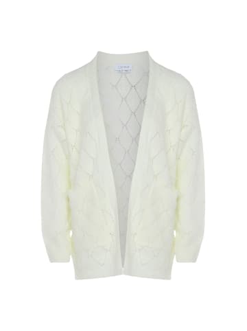 faina Women Cardigan in Wollweiss
