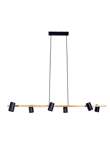 näve Pendelleuchte "FRIDA" in schwarz - (L)115 cm x (B)23 cm x (H)120 cm