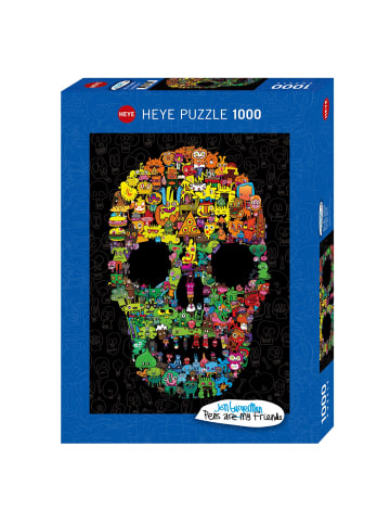 HEYE Puzzle Doodle Skull in Bunt