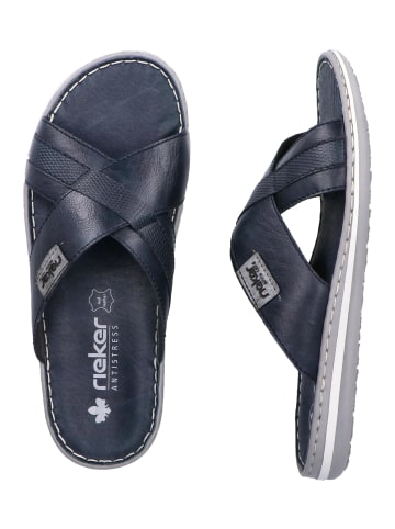 rieker Pantoletten Comfort in Dunkelblau