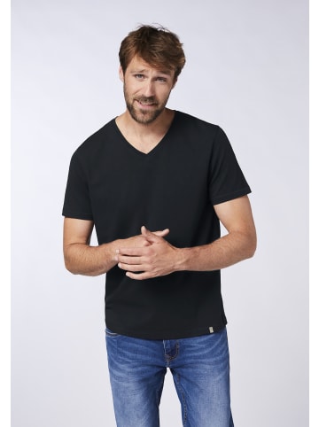 Detto Fatto T-Shirt im Basic-Stil in Schwarz