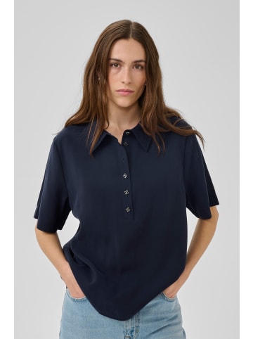 My Essential Wardrobe Kurzarm-Bluse MWMindy Loose fit in Dark Sapphire Blue
