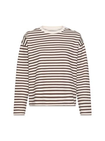 Camel Active Sweatshirt aus einem Baumwollmix in Braun