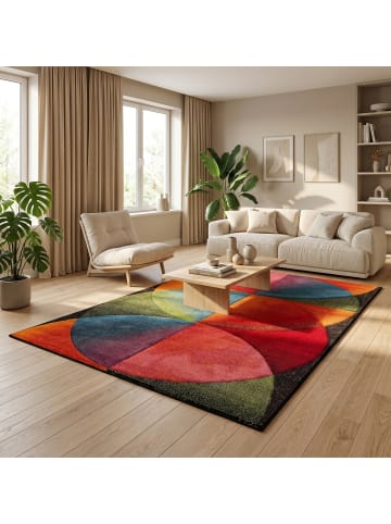 Pergamon Teppich Maui Modern in rot