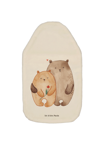 Mr. & Mrs. Panda Wärmflasche Bären Liebe ohne Spruch in Weiß