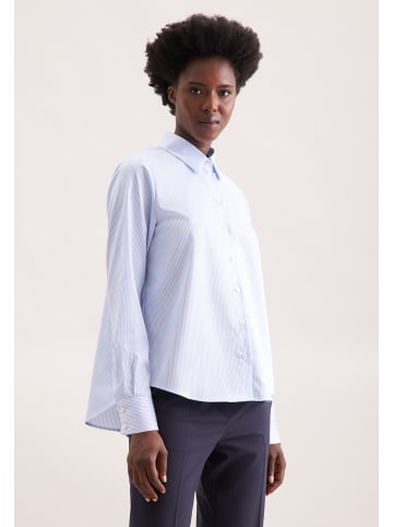 Seidensticker Hemdbluse Regular in Mittelblau