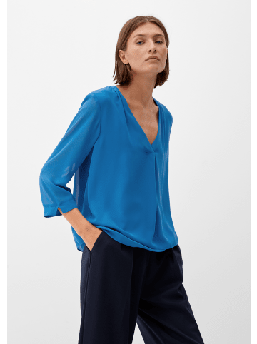 s.Oliver BLACK LABEL Bluse 3/4 Arm in Blau