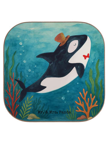 Mr. & Mrs. Panda Untersetzer für Gläser Orca Zylinder Design ohn... in Weiß