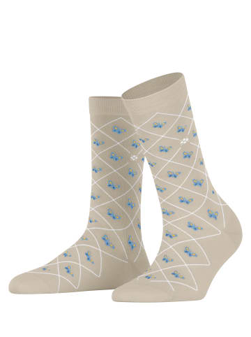 Burlington Butterflies Socke in Gravel