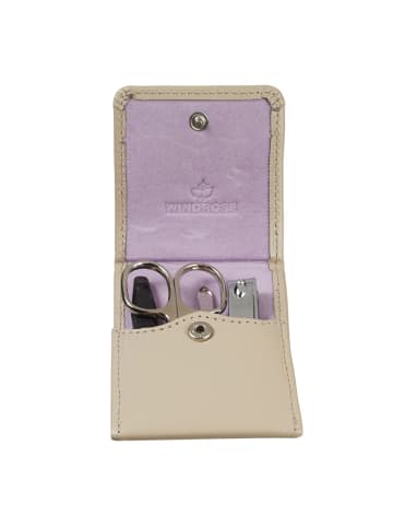 Windrose Merino Schmuckkasten 7.5 cm beige