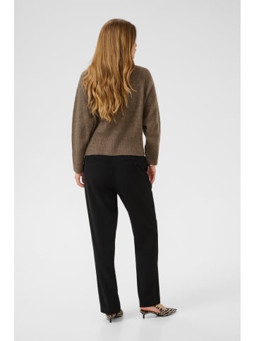 Kaffe Strickpullover KAerin Baggy fit in Morel Melange