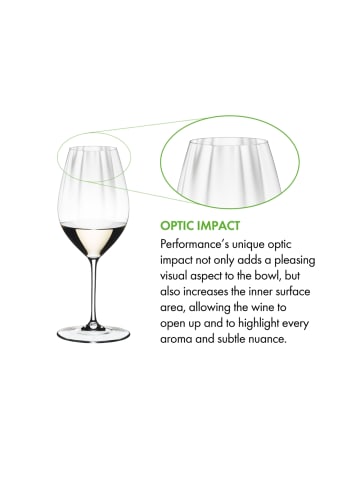 RIEDEL Glas 2er Set Riesling Gläser Performance 623 ml in transparent
