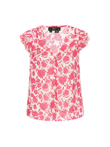 faina Blouse in pink white