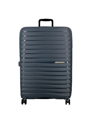 Jump Xwave 4 Rollen Trolley 76 cm mit Dehnfalte in bleu nuit