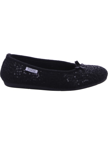 Tofee Hausschuh in schwarz