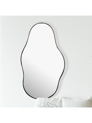 FineBuy Spiegel in Schwarz / Glas / 40x3x80